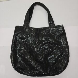 Style & Co Black Textured Tote Bag Women